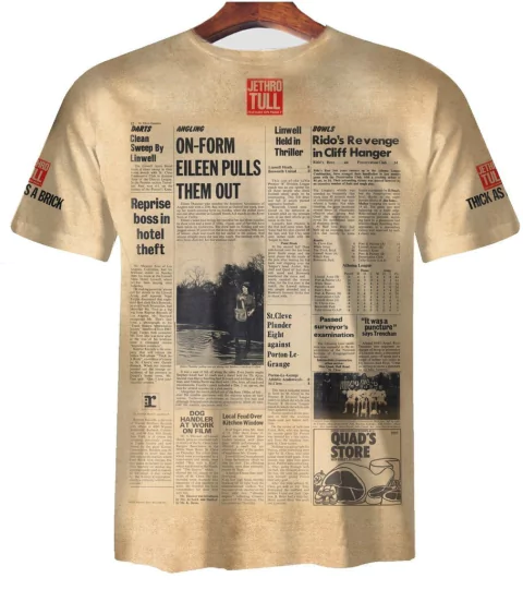 Remera ZT-0334 - Jethro Tull Thick as a Brick - comprar online