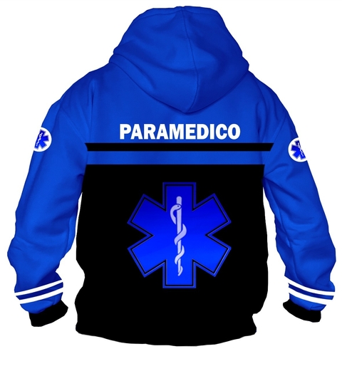 Buzo BZT-0662 - Emergencias Medicas 2 (Paramédicos) Azul y Negra - comprar online