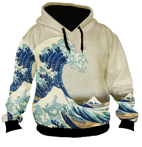 Buzo BZT-0703 - Hokusai La Gran Ola de Kanagawa