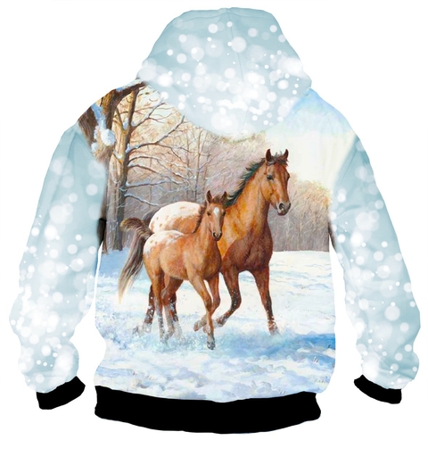 Buzo BZT-0830 - Caballos 4 (en la nieve) - comprar online