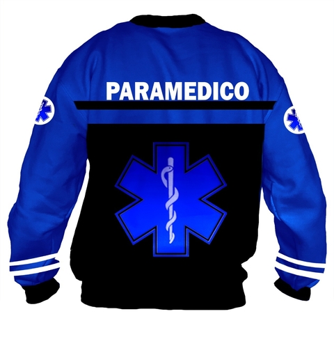 Buzo BZT-0662 - Emergencias Medicas 2 (Paramédicos) Azul y Negra - ZT indumentaria