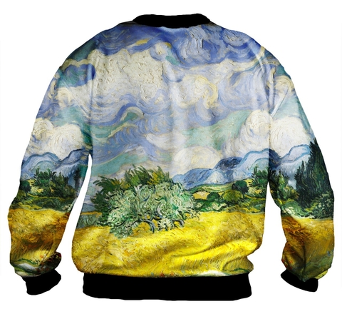 Buzo BZT-0823 - Van Gogh 6 Campo de Trigo con Cipreses - ZT indumentaria