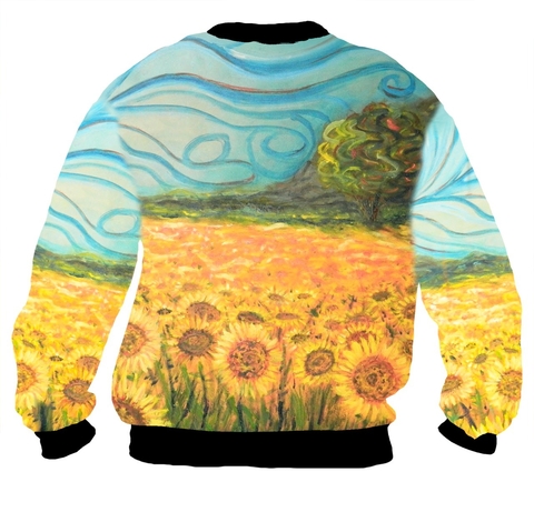 Buzo BZT-0905 - Van Gogh 7 Campo de Girasoles - ZT indumentaria