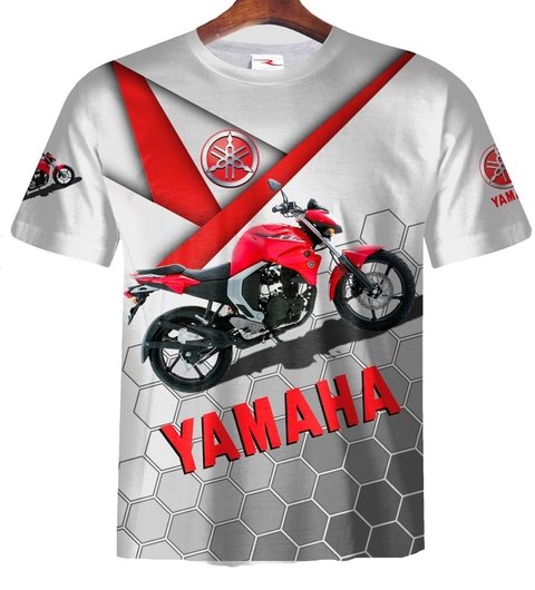 Remera ZT-0176 B - Moto Yamaha Roja