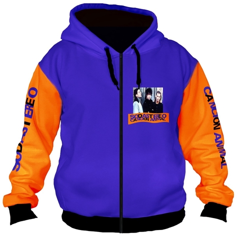 Campera CZT-0560B - Soda Stereo Canción Animal (Opcion 2)