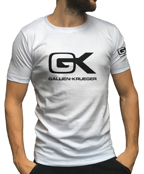 Remera ZT-MAR-GAL- Gallien Krueger (Blanca-Negra) (UNICOS TALLES)