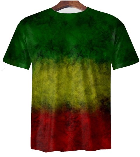 Remera ZT-0467 - Bob Marley Rasta Lion - comprar online