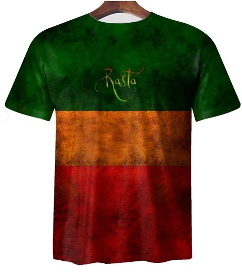 Remera ZT-0468 - Rasta Lion (Leon Rasta) - comprar online