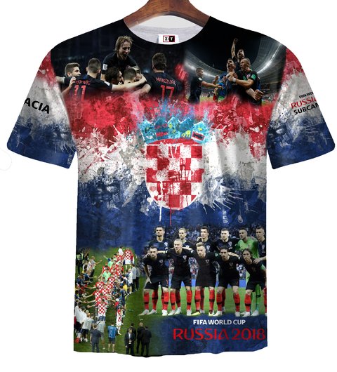 Remera ZT-0300 - Croacia Subcampeon Mundial 2018