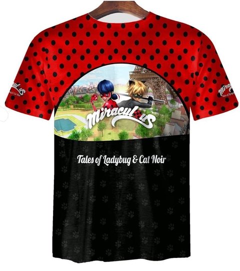 Remera ZT-0038- Miraculous Lady Bug 4 en internet