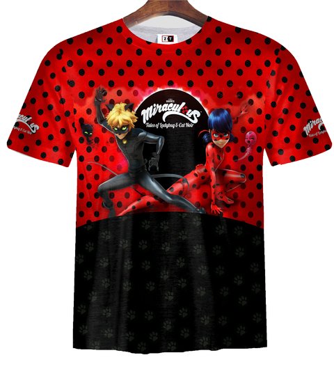 Remera ZT-0038- Miraculous Lady Bug 4