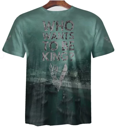 Remera ZT-0078 - Vikings Who Wants to be King? en internet