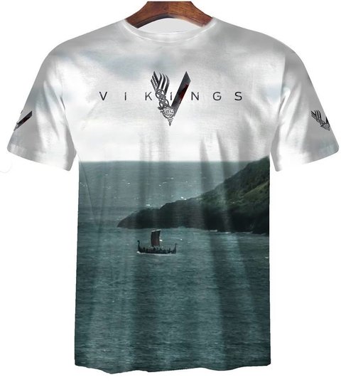 Remera ZT-0113 - Vikings Ivar Blanca en internet