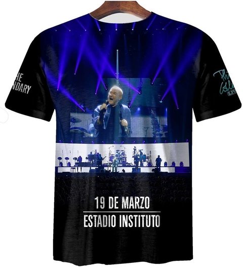 Remera ZT-0172 B - Phil Collins Legendary Argentina 2018 (Cordoba) en internet
