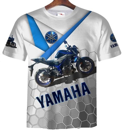 Remera ZT-0176 - Moto Yamaha Azul