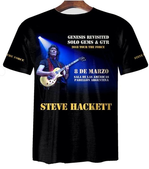 Remera ZT-0186 - Steve Hackett en Argentina 2018 (Córdoba) en internet
