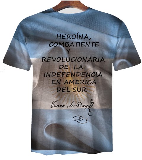 Remera ZT-0225 - Juana Azurduy en internet
