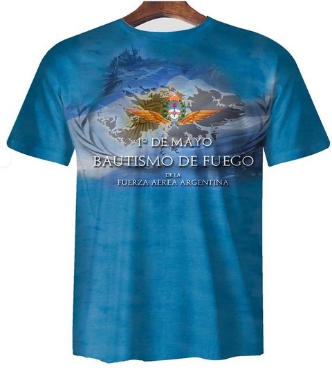 Remera ZT-0255 - Homenaje Bautismo de Fuego Fuerza Aerea Argentina en internet