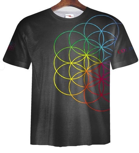 Remera ZT-0323 B - Coldplay gris oscuro