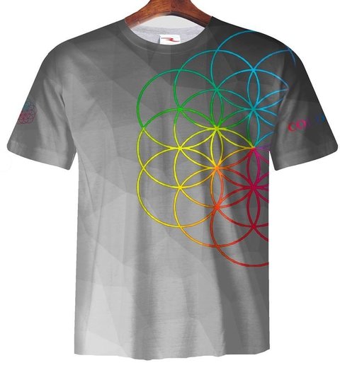 Remera ZT-0323 C - Coldplay gris claro