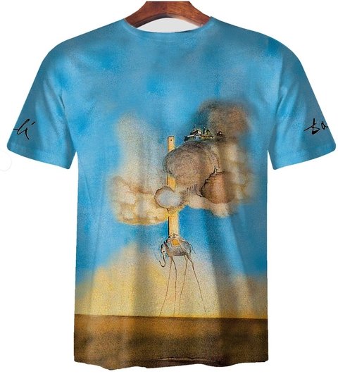 Remera ZT-0374 - Salvador Dalí 4 Tentación de San Antonio - comprar online