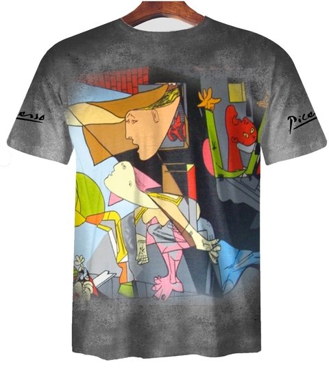 Remera ZT-0382 - Pablo Picasso Guernica a color - comprar online