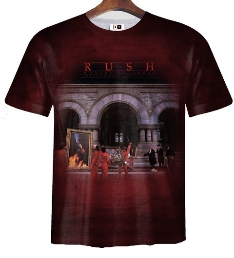 Remera ZT-0411B - Rush Moving Pictures (Bordó)