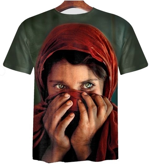 Remera ZT-0431 - Sharbat Gula (National Geographic) - comprar online