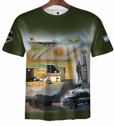 OFERTA EN STOCK Remera ZT-0436 - Gendarmería 2 (UNICO TALLE) S