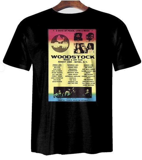 Remera ZT-0447 - Woodstock Festival - comprar online