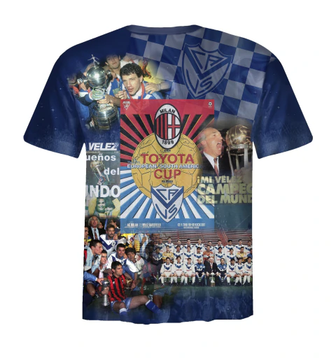 Remera ZT-0460 - Velez Sarsfield Campeon 1994 (Aniversario) - comprar online