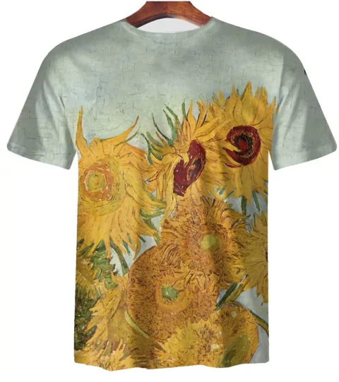 Remera ZT-0487 - Van Gogh 4 Girasoles - comprar online