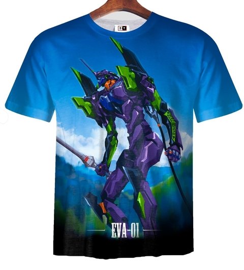 Remera ZT-0501- Evangelion 2 EVA 01 (Neon Genesis Evangelion)