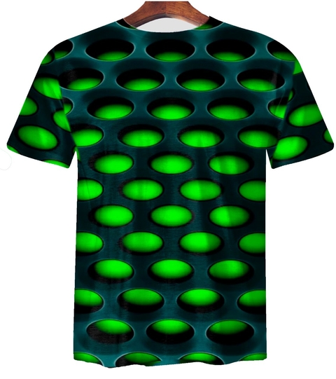 Remera ZT-0520V - Huecos Verdes 3D - comprar online