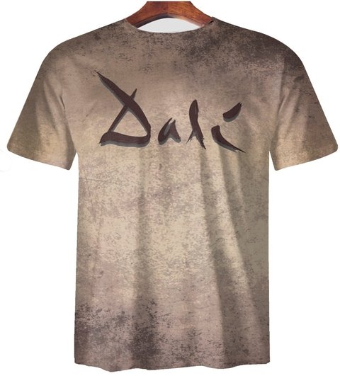 Remera ZT-0525 - Salvador Dalí (Caricatura) - comprar online