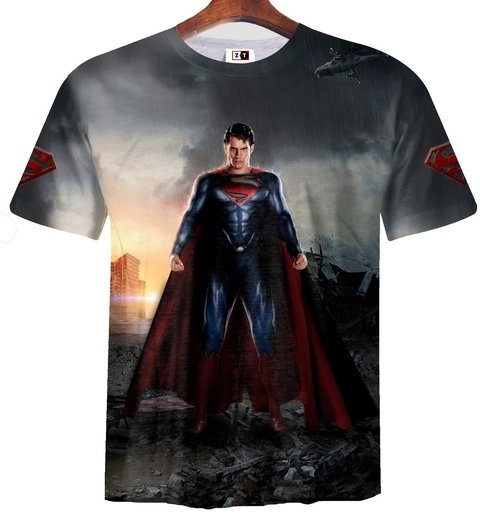 Remera ZT-0527 - Superman Man of Steel 1