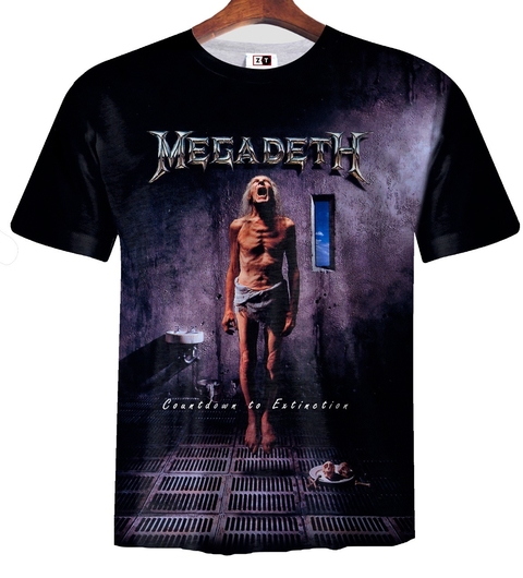 Remera ZT-0609 - Megadeth Countdown to Extinction