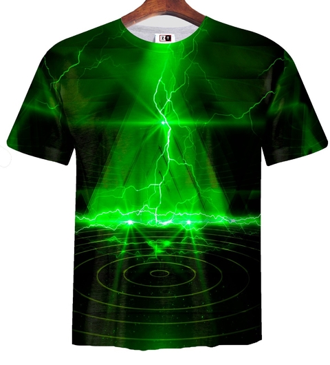 Remera ZT-0643 - Rayos (verde, dorado o azul)