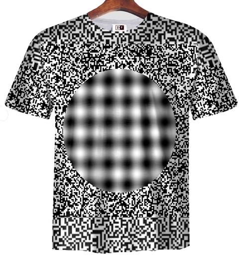 Remera ZT-0659 - Ilusión 3d Numero 5 (QR)