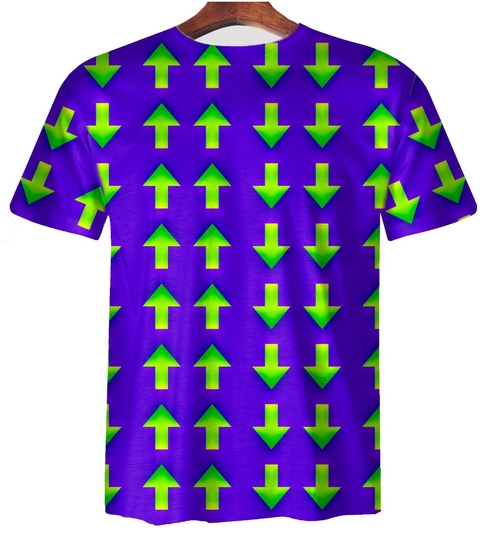Remera ZT-0660 - Ilusión 3d Numero 6 (Flechas) - comprar online