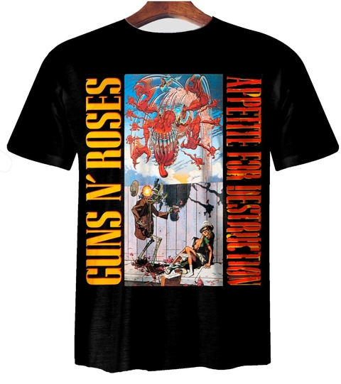 Remera ZT-0745 - Guns & Roses Appetite for Destruction - comprar online