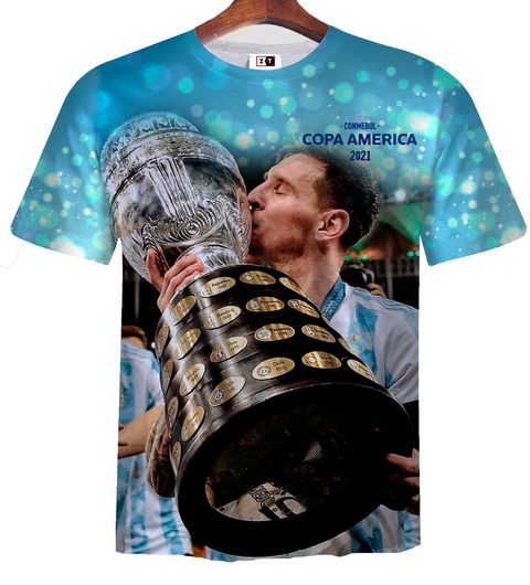 Remera ZT-0819 - Leonel Messi Copas y Premios Ganados