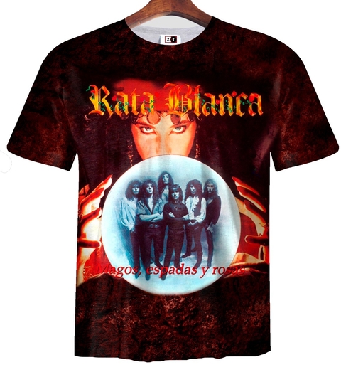 Remera ZT-0826 - Rata Blanca Magos, Espadas y Rosas