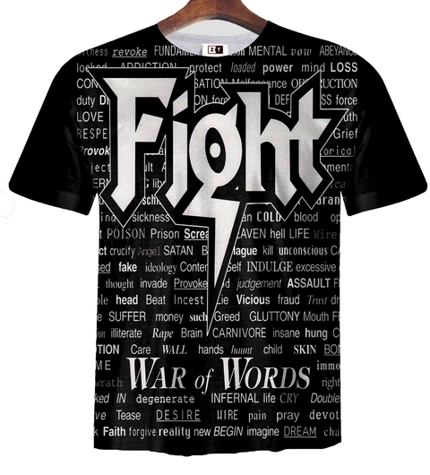 Remera ZT-0839 - Fight War of Words (Rob Halford)