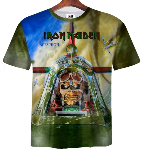 Remera ZT-0845 - Iron Maiden Aces High