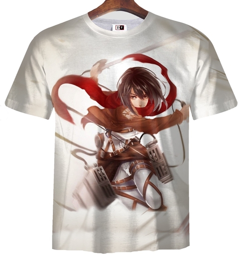 Remera ZT-0865 - Attack on Titan 3 Mikasa Ackerman