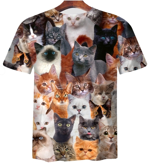 Remera ZT-0868 - Gatos - comprar online