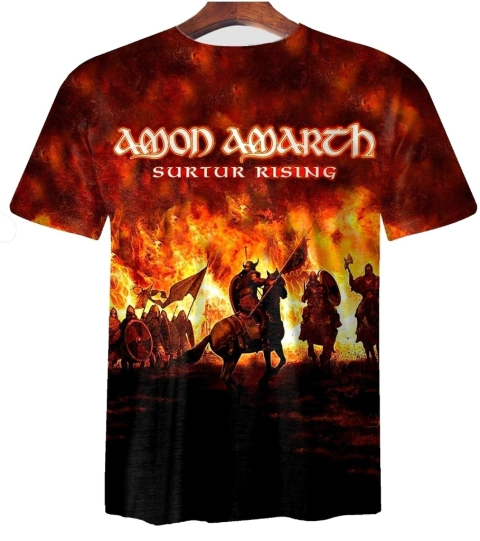 Remera ZT-0880 - Amon Amarth Surtur Rising - comprar online