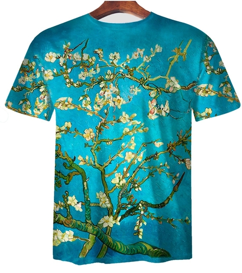 Remera ZT-1008 - Van Gogh 8 Almendro en Flor - comprar online