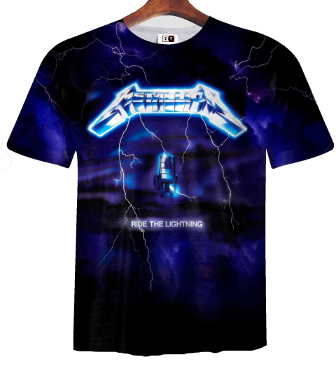 Remera ZT-1156 - Metallica Ride the Lightning